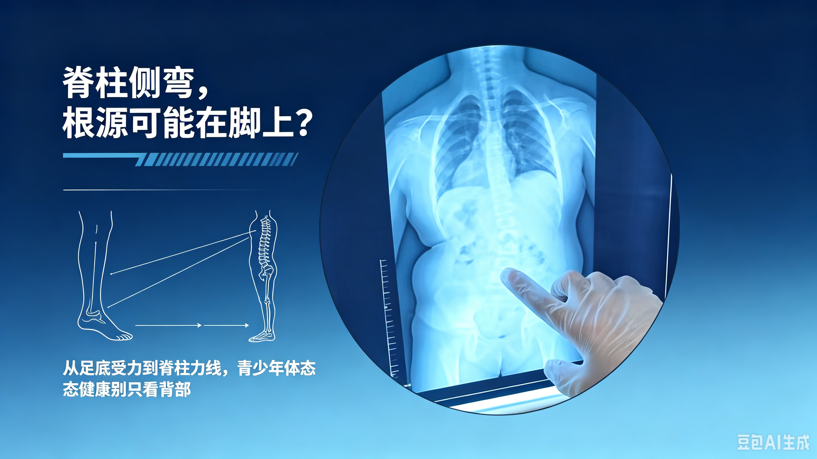 脊柱侧弯，根源有可能出在脚上！