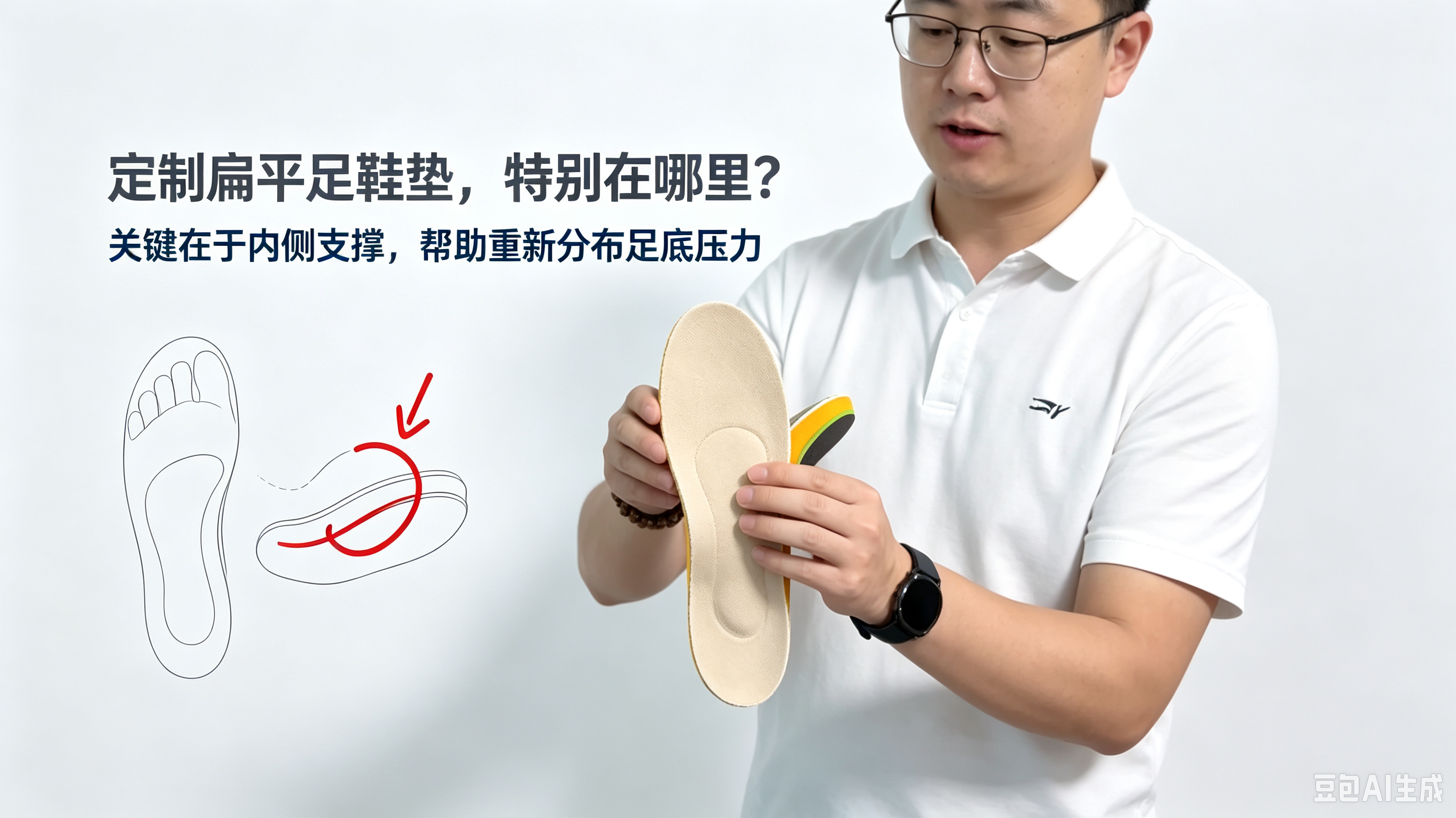 定制扁平足矫形鞋垫，究竟特别在哪里？