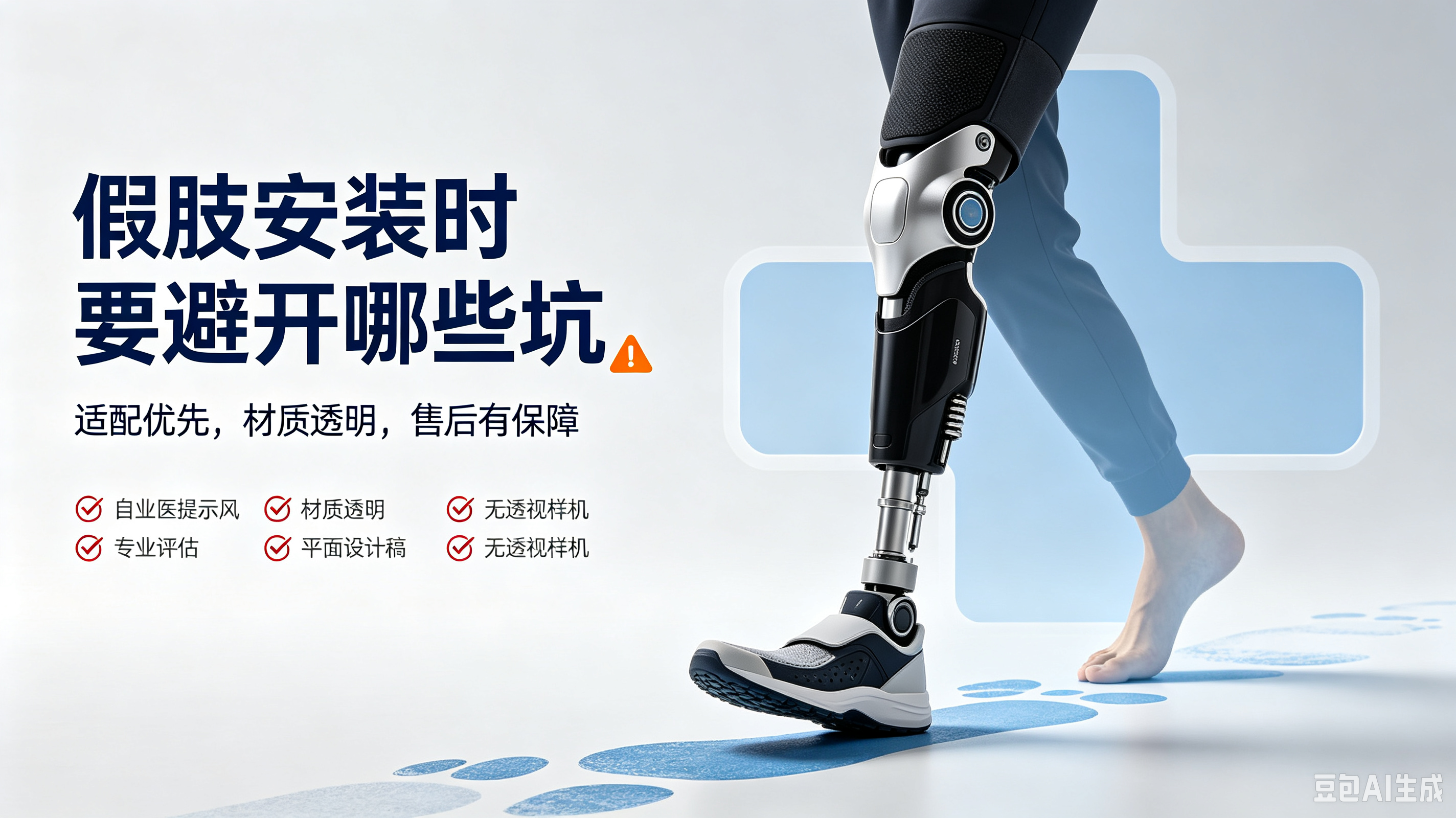 假肢安装避坑指南：避开套路与误区，装得稳、用得久、不花冤枉钱