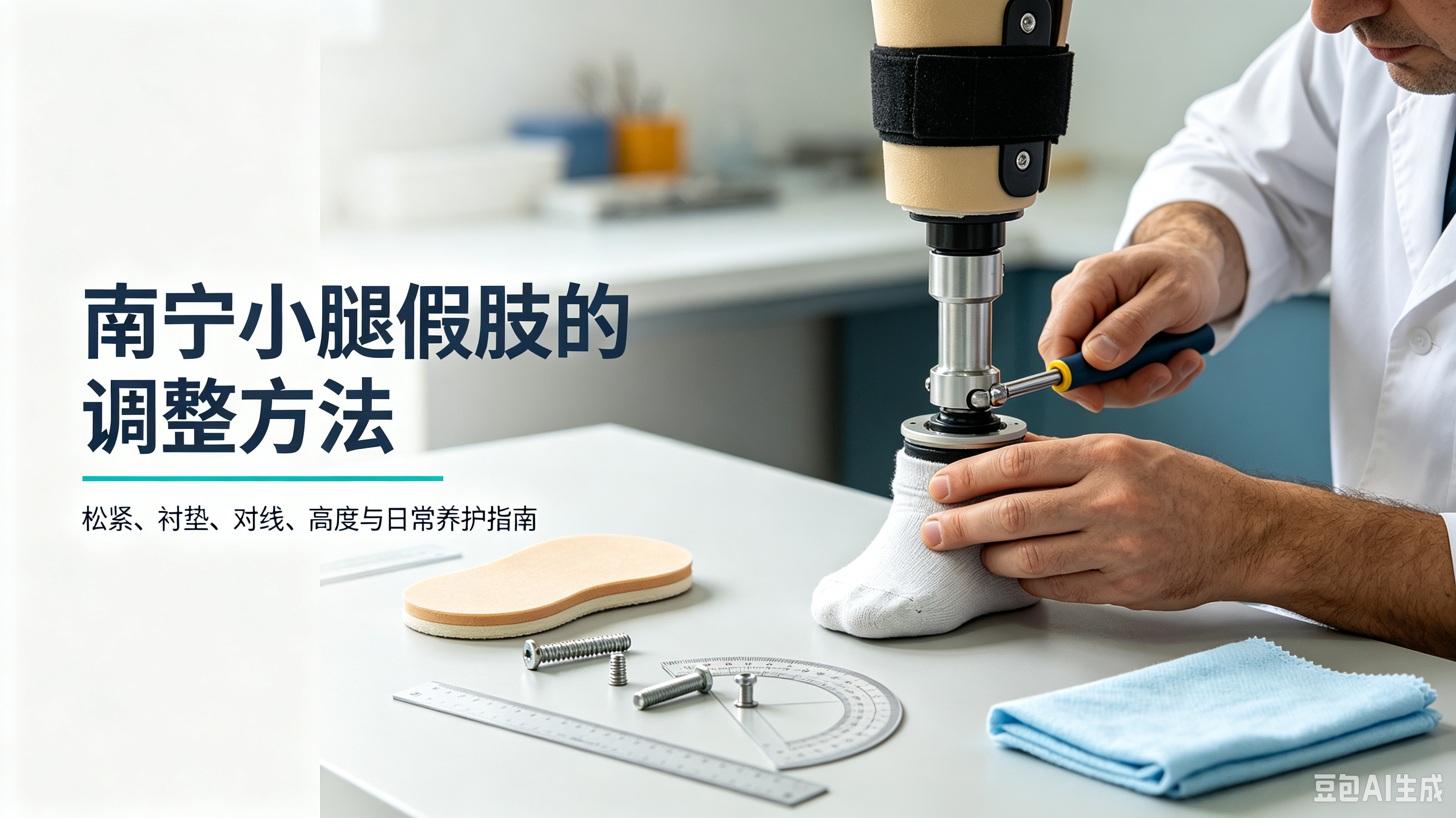 南宁小腿假肢调整方法｜居家自助微调+专业精准调校指南