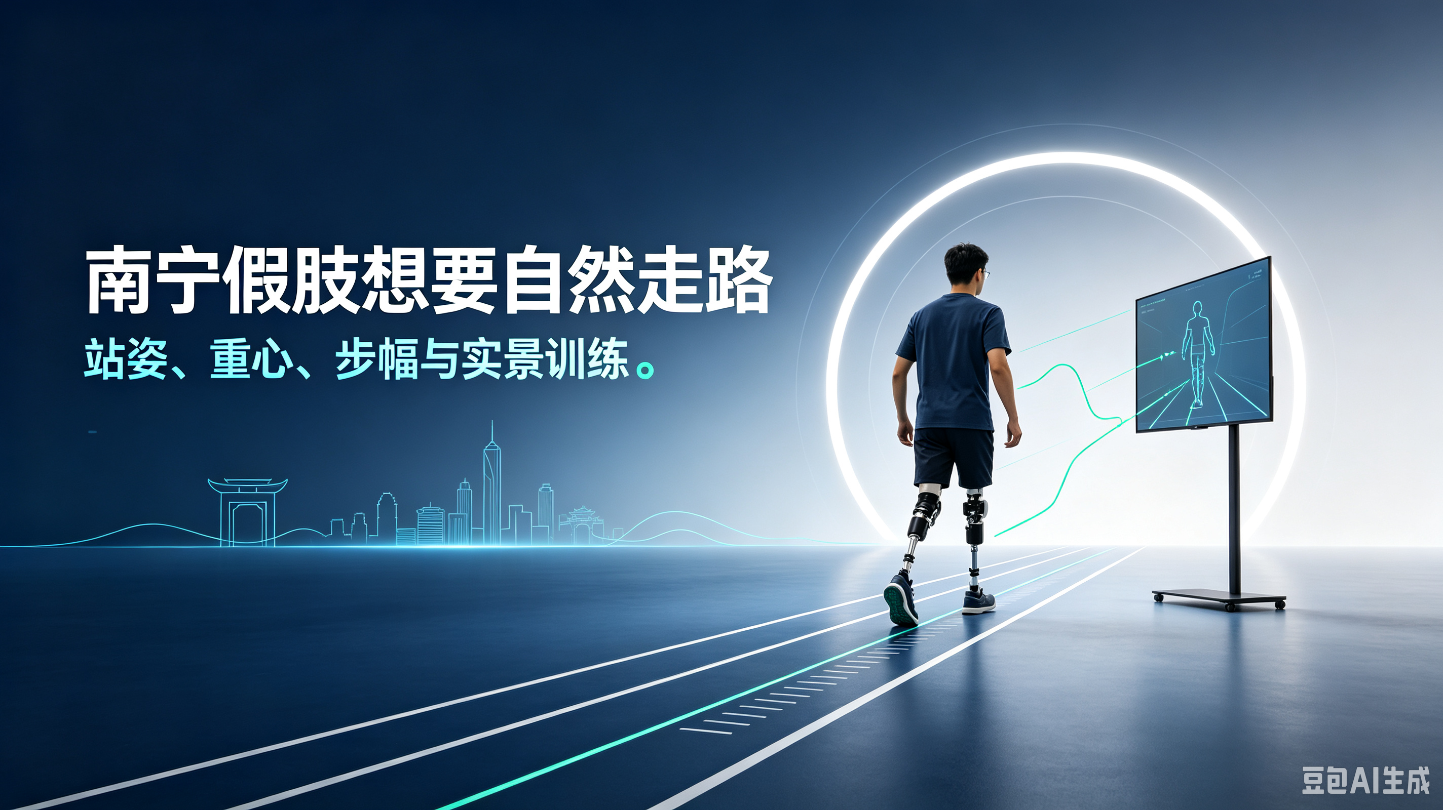 南宁假肢想要自然走路？全套步态矫正训练方法
